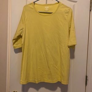 Duluth Trading yellow XL women’s shirt